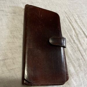 Coach Dark Brown Leather Wallet